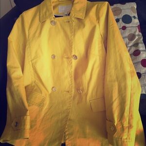 Banana Republic Yellow Trench Coat